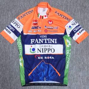 即決■VINI FANTINI NIPPO 半袖ジャージ 美USED品 Mサイズ MS-TINA社製・送料無料！