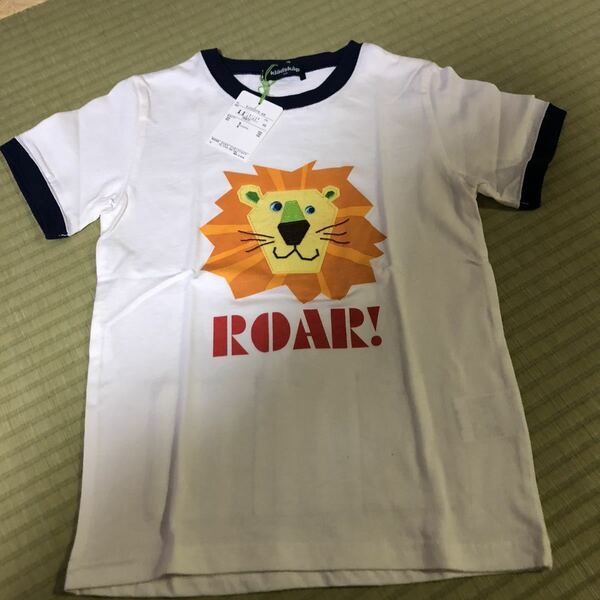 送料込　新品　クレードスコープ　120cm 半袖　Ｔシャツ トップス　男の子　キッズ　子供　ライオン　半袖Tシャツ