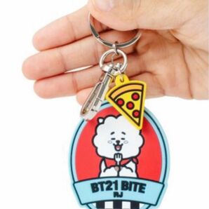 新品未開封品 BITE PVCキーホルダー RJ BT21 JIN ジン BTS 防弾少年団 キーリング 公式 完売品 クーポン