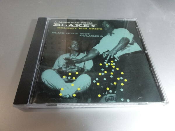 A MESSAGE FROM 　ART BLAKEY 　アートブレーキー　　 HOLIDAY FOR SKINS　VOL 2　 国内盤
