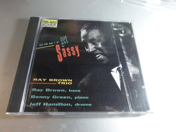 RAY BROWN TRIO　　　 レイ・ブラウン　　　DONT GET SASSY　　　TELAC　盤