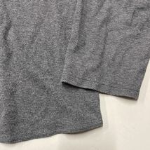 CHEROKEE BRAND チェロキー ブランド サーマル 長袖 Tシャツ XLサイズ ビッグシルエット オーバーサイズ メンズ グレー ロンT_画像3