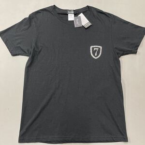 BRINIKE ブリニケ Tシャツ 未使用 7 セブン メンズ Lサイズ スワロフスキー スワロ クリスタル 半袖 黒 ブラック