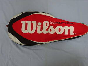 （Q-ち-630） Wilson ウィルソン K FACTER テニスラケット 300ｇ ケース付き 中古