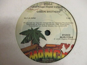 ★ Gibson Brothers ： Cuba 12'' ☆ (( Garage / ラテンフレイバー Disco / 落札5点で送料無料