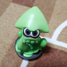 動作確認済　amiibo 　イカ 　アミーボ 　スプラトゥーン 　グリーン 　緑　 Splatoon 　本体のみ_画像1