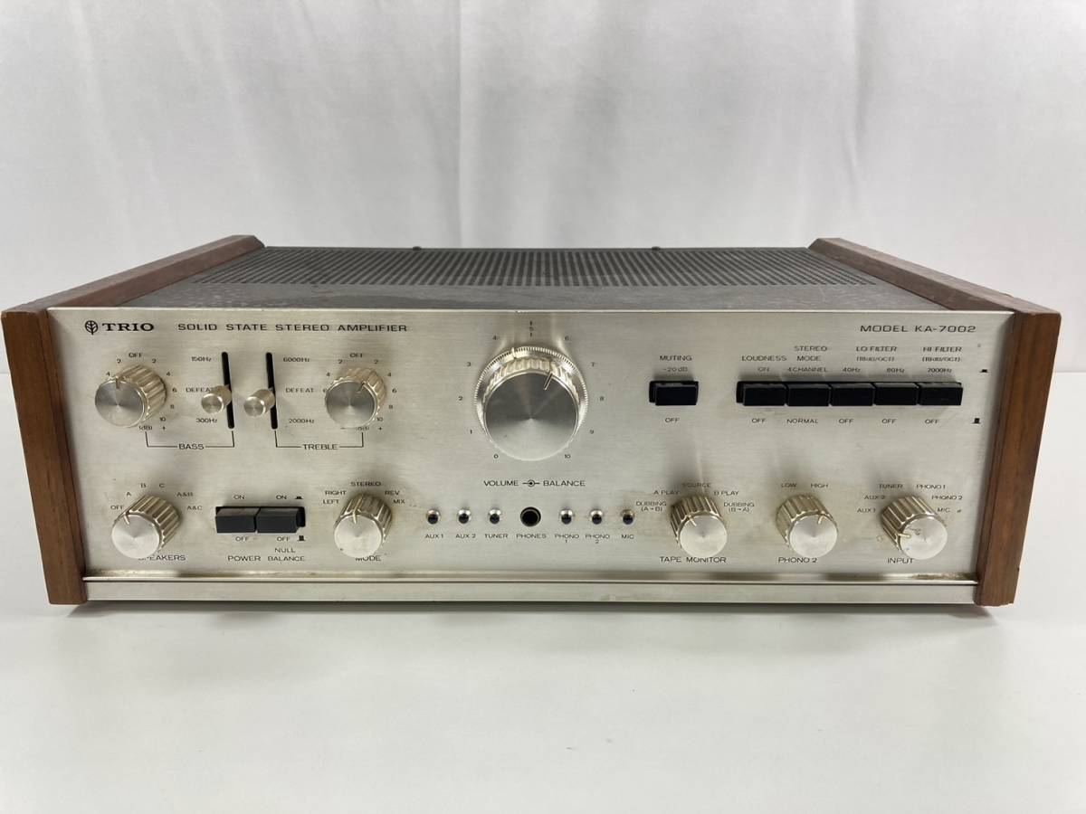 贈り物 ヤフオク! -「trio トリオ プリメインアンプ KA-7002 ka-7002