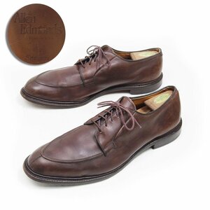 16D 34cm相当　Allen Edmonds Seneca　アレンエドモンズ セネカ　ブラウン　Vチップ　スプリットトゥ　レザーシューズ　革靴　BIG　/U7375