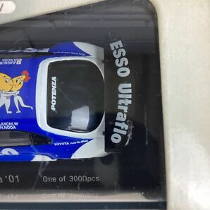 o3411 EBBRO エブロ ‘01 SUPRA JGTC ESSO Ultraflo BLUE 1/43 #6 スプラ ミニカー レーシングカー 外箱付きの画像10