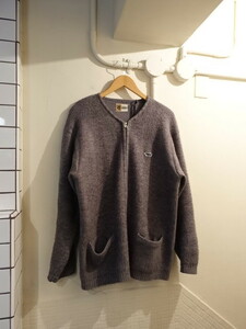 ナンバーナイン　×　タウンクラフト　PENNEY'S TOWNCRAFT ジップ　ニット　カーディガン　サイズL