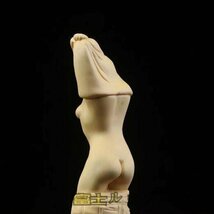 新作 天然 ツゲの木彫り 裸婦像 女性 ヌード 女神 体 木製彫刻 木像 置物 高さ10cm_画像3