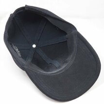 PRADA プラダ ウール90% ナイロン10％ ブラック キャップ 野球帽 帽子 M 2HC143 ケース付 [52348]_画像5