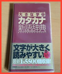 AO0315.12 大きな字のカタカナ新語辞典 株式会社学研教育出版 ゆうパケット発送可能