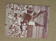 1974年 カルビー プロ野球カード・名場面シリーズ No.447「六大学のスター長島」立教大学時代の長島茂雄 (巨人) _画像3