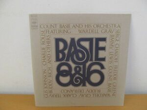 (52596)LP　Count Basie And His Orchestra　/　Featuring Wardell Gray □ Basie 8 & 16　カウント・ベイシー　SOPL 136　USED