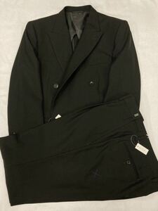 【新品】未使用 超激安!! ダブル4ッ釦1ッ掛礼服 フォーマル サイズAB体7号 アジャスター付き ワンタック 台場仕立て 観音開き 冠婚葬祭