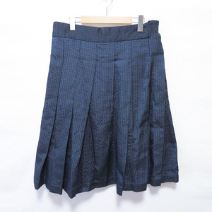 #anc Comme des Garcons COMMEdesGARCONS skirt navy blue pleat total pattern lady's [799871]