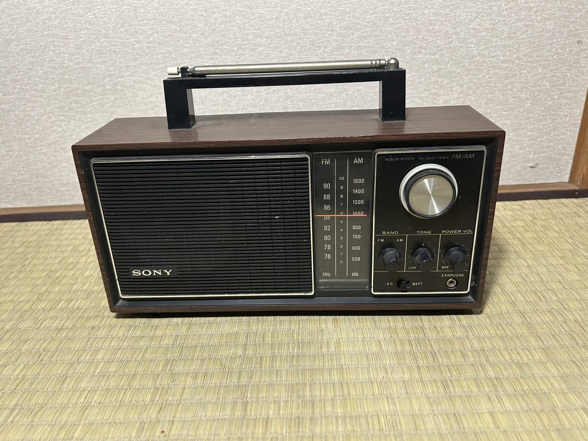 ネット限定】 SONY ラジオ アンティーク ヴィンテージ CFS-f70 81年