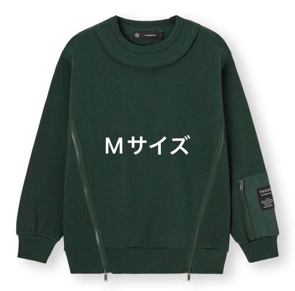 GU UNDERCOVER ヘビーウェイトスエットシャツ グリーン M