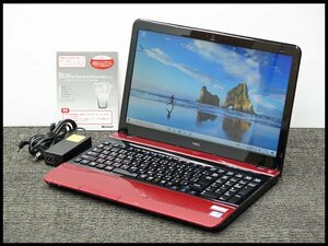 ●美品! NEC ノートパソコン Lavie LS450/J（PC-LS450JS6R）ラヴィ 【リカバリ済】OS：Windows10 CPU：Core i5-3210U 2.50GHz メモリ：4GB