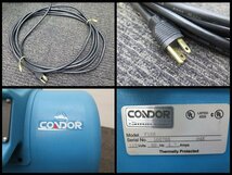 △A) CONDOR/コンドル 電動送風機 F188 100V ターボファン/送風ファン/ブロワー/空気循環/工場_画像6