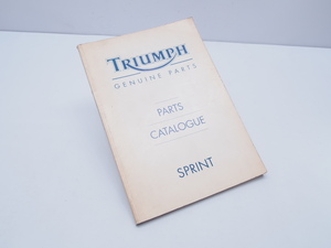 TRIUMPH スプリント パーツカタログ パーツリスト トライアンフ SPRINT