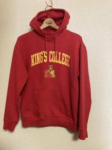 US古着90sヴィンテージ　アメリカカレッジ物 スウェットパーカー king's college　ARTEX社製