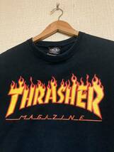 THRASHER MAGAZINE　2000年代初期スペードタグ　 ファイアーパターンTシャツ_画像10