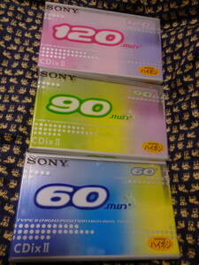  unopened goods cassette tape 3ps.@*SONY CDixⅡ(2)* Hi Posi (TYPEⅡ)/120 minute *90 minute *60 minute * prompt decision 