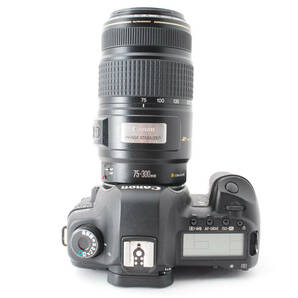 ☆極上美品♪ Canon キャノン EOS 5D MARKII/EF 75-300㎜ 4-5.6  元箱、付属品有り♪  ♯1337の画像5