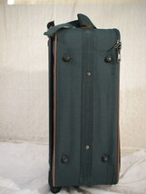 1518　BIG REGER　緑色　鍵付き　スーツケース　キャリケース　旅行用　ビジネストラベルバック_画像4