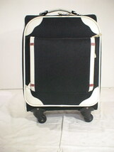 1614　A.O/アツキオオニシ　黒色　スーツケース　キャリケース　旅行用　ビジネストラベルバック_画像1