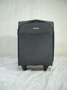 1579　Lifelex 紺ｘ白　スーツケース　キャリケース　旅行用　ビジネストラベルバック