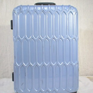 1660 水色 TSAロック付 鍵付 スーツケース キャリケース 旅行用 ビジネストラベルバックの画像1