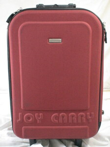 2027　JOY CARRY 赤色　鍵付き　スーツケース　キャリケース　旅行用　ビジネストラベルバック