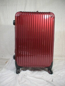 2319　赤色　TSAロック付　スーツケース　キャリケース　旅行用　ビジネストラベルバック