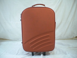 1473　オレンジ色　スーツケース　キャリケース　旅行用　ビジネストラベルバック