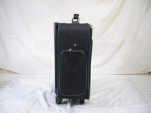 2351　HM 黒　スーツケース　キャリケース　旅行用　ビジネストラベルバック_画像4