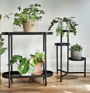 IKEA イケア　オリヴブラード プラントスタンド　室内/屋外用　2個セット 花台 フラワースタンド サイドテーブル
