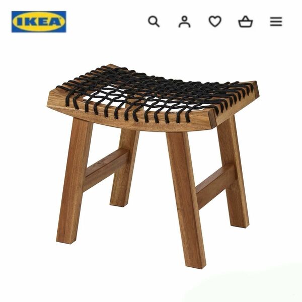 IKEA イケア　スタックホルメン スツール ライトブラウンステイン