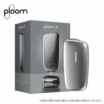 新品 ploom X スターターキット silver 外箱無し プルームエックス JT 加熱式タバコ_画像1