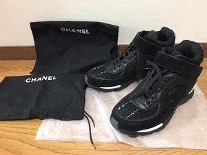 シャネル Chanel スニーカー ハイカット サイズ42 日本サイズ27 激レア