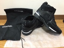 シャネル Chanel スニーカー ハイカット サイズ42 日本サイズ27 激レア_画像2