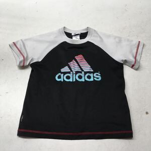  бесплатная доставка *adidas climalite Adidas * короткий рукав футболка tops * ребенок Kids для мужчин и женщин 130 #50317saa