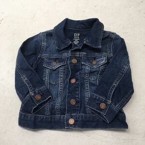 送料無料★GAP DENIM 12-19months baby ギャップ★デニムジャケット ジージャン Gジャン★80 男女兼用#50324see