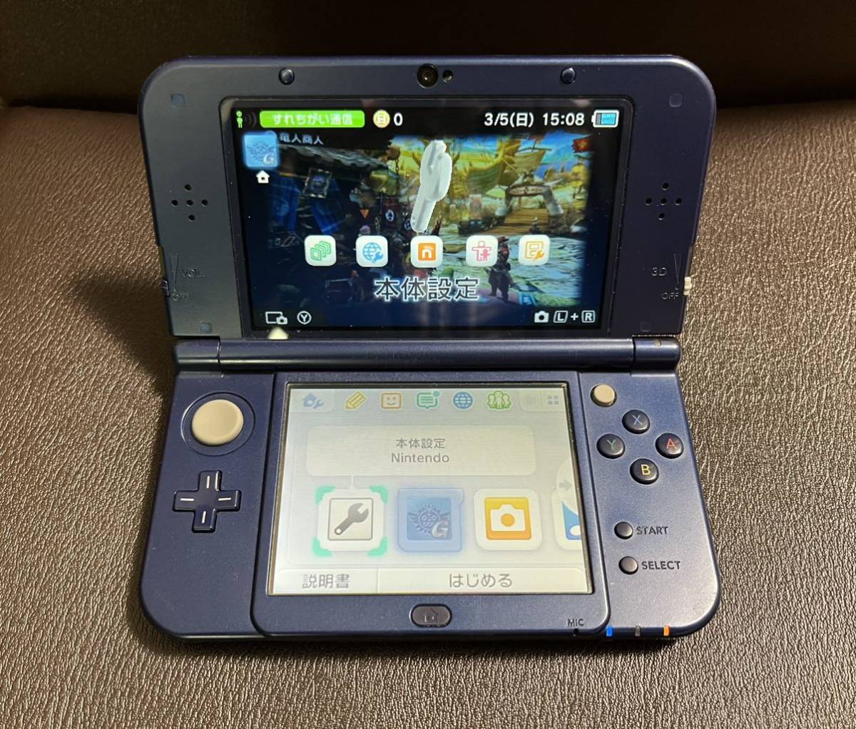 ヤフオク! -「new ニンテンドー3ds ll メタリックブルー」の落札相場