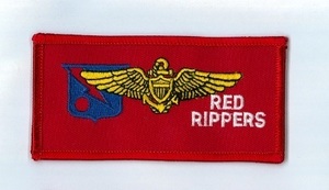 米海軍 VF-11 "THE RED RIPPERS" ネームタグ (エビエーター用)