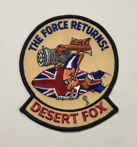 英軍 イラク戦争(DESERT FOX)記念 パッチ