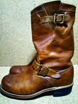 【CHIPPEWA】チペワ 91066 11インチ スチールトゥ エンジニアブーツ 8.5E (26.5cm) 白タグ タンレネゲード 11" ENGINEER BOOTS【美品】_画像3