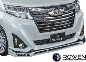 【M’s】TOYOTA 900系 ルーミーカスタム (2016.11-) ROWEN フロントスポイラー／／ロェン ロウェン エアロ リップスポイラー 1T032A00